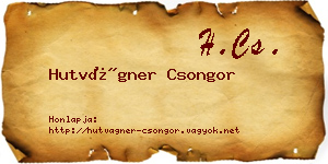 Hutvágner Csongor névjegykártya