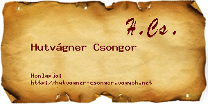 Hutvágner Csongor névjegykártya
